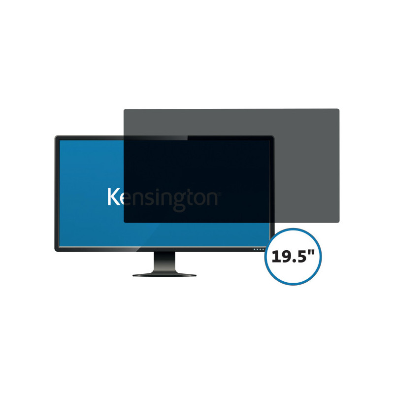 Filtru de confidentialitate Kensington, pentru monitor, 19.5",16:9, 2 zone, detasabil