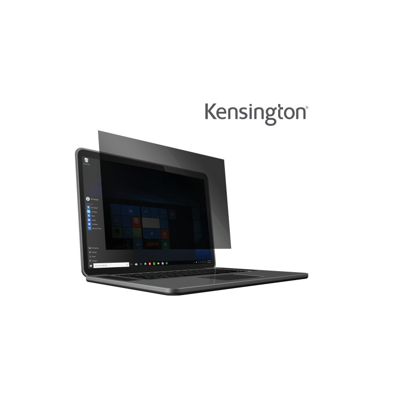 Filtru de confidentialitate Kensington, pentru laptop, 15.5", 16:10, 2 zone, detasabil