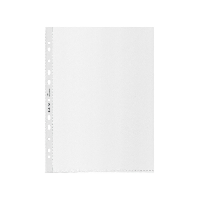 Folie de protectie LEITZ Recycle, PP cu amprenta CO2 neutra, partial reciclat, reciclabil, A4 Maxi,