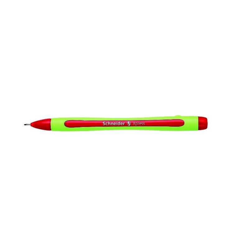 Liner SCHNEIDER Xpress, rubber grip, varf fetru 0.8mm - rosu
