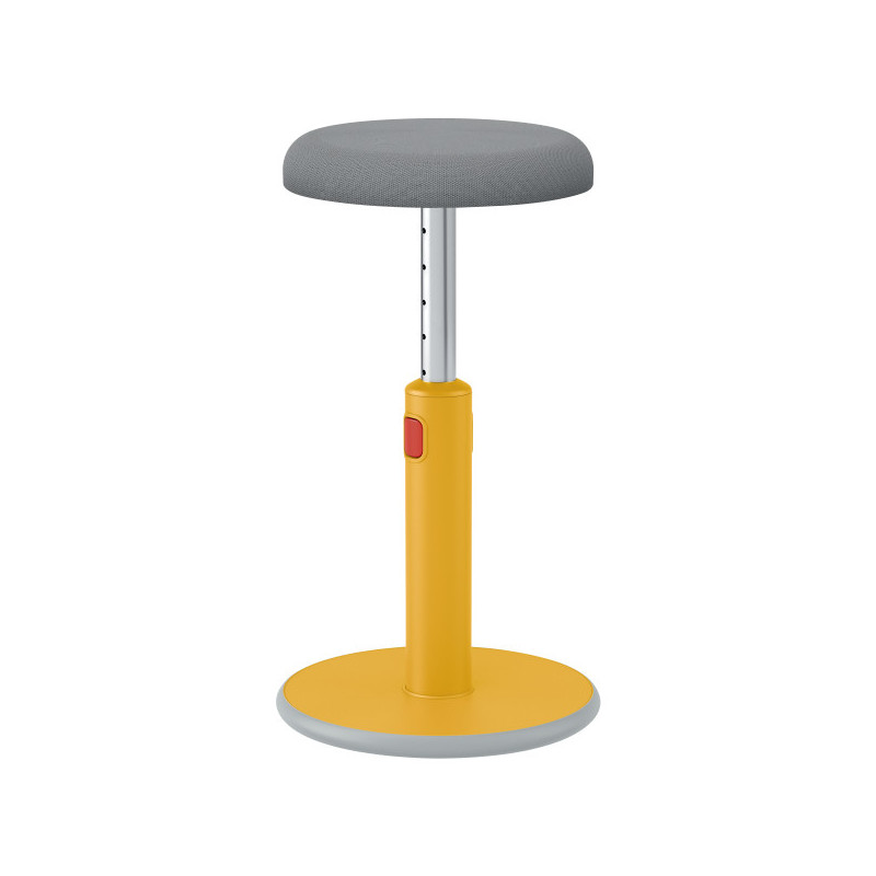 Scaun ergonomic LEITZ Cosy, pozitie sezut/ in picioare, galben chihlimbar