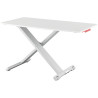 Statie de lucru ergonomica LEITZ Cosy, pozitie sezut/ in picioare, gri deschis