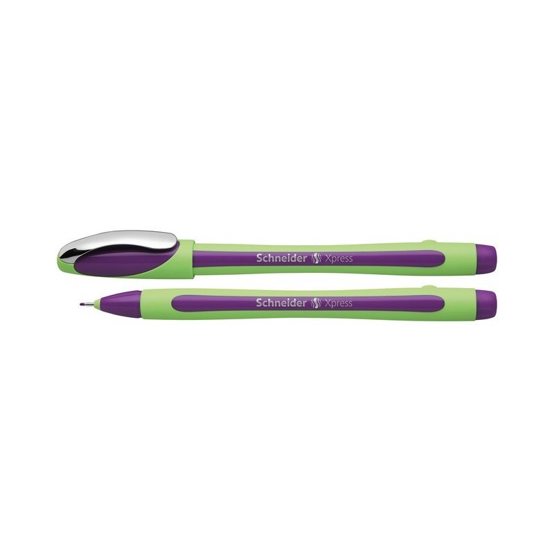 Liner SCHNEIDER Xpress, rubber grip, varf fetru 0.8mm - violet