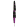 Stilou DIPLOMAT Elox Ring, cu penita M, din otel inoxidabil - black purple