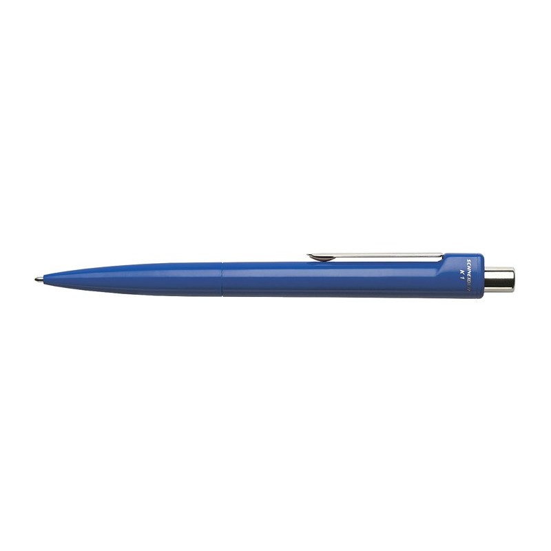 Pix SCHNEIDER K1, clema metalica, corp albastru - scriere albastra