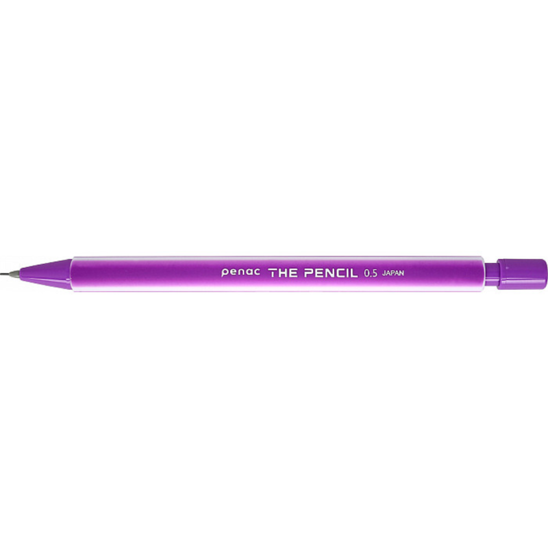 Creion mecanic PENAC The Pencil, rubber grip, 0.5mm, varf plastic - corp violet