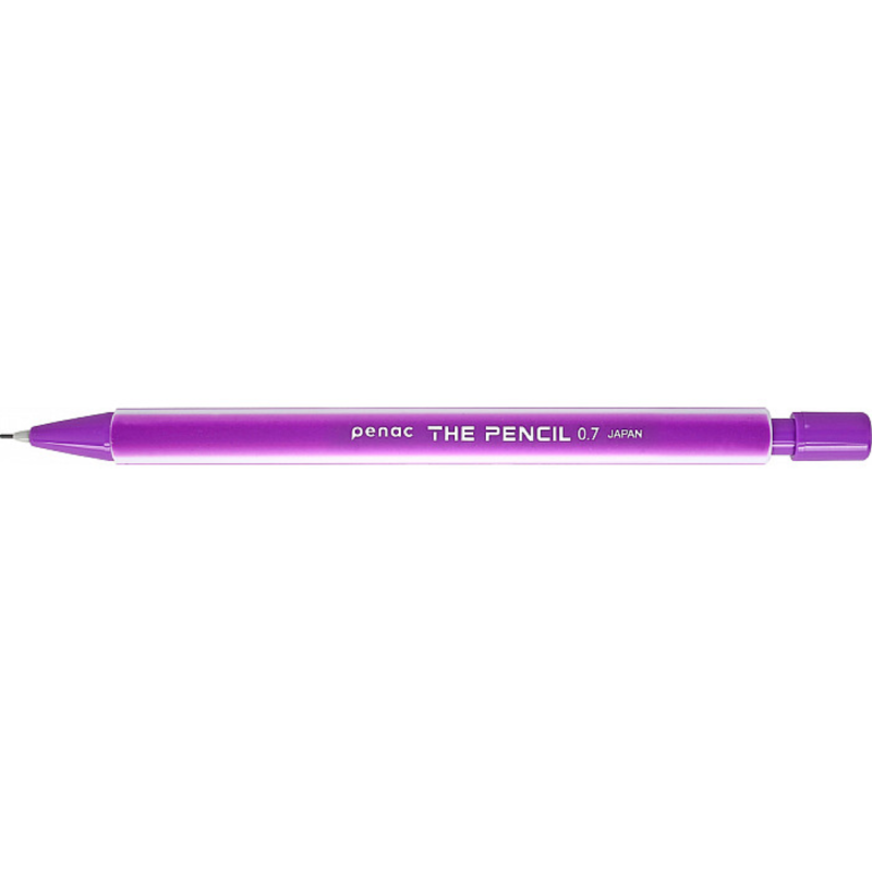 Creion mecanic PENAC The Pencil, rubber grip, 0.7mm, varf plastic - corp violet