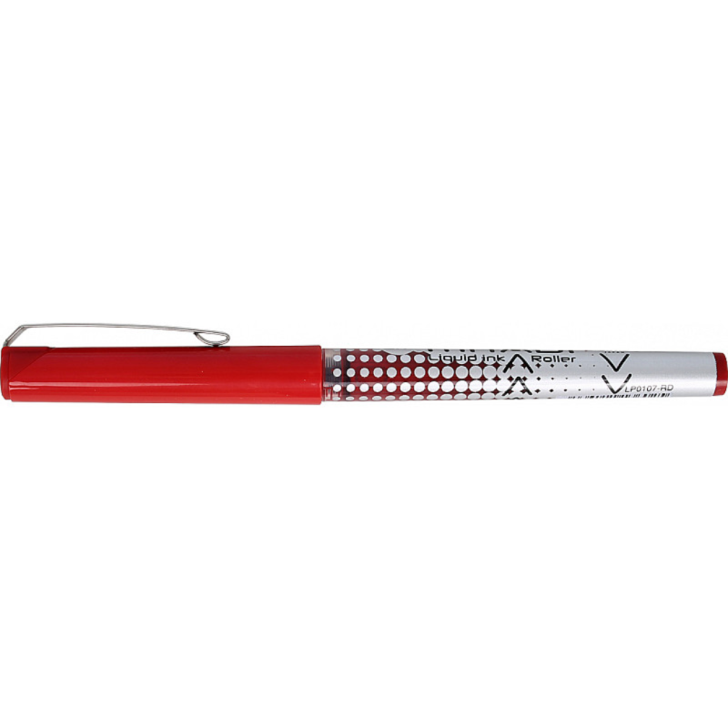 Roller cu cerneala PENAC Miyabi, ball point 0.7mm, clema metalica - scriere rosie