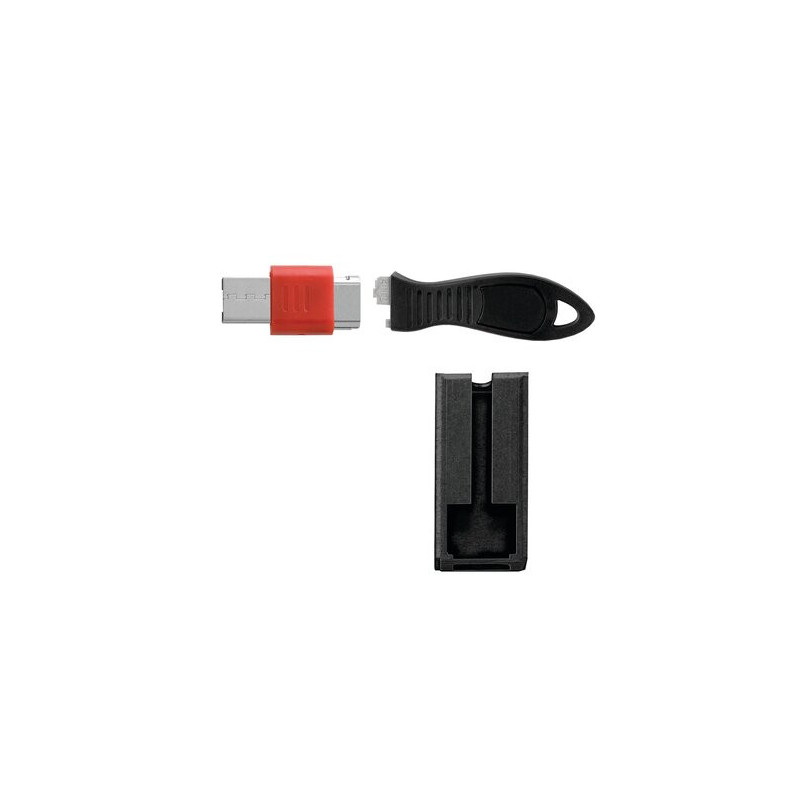 Sistem de blocare Kensington, pentru portul USB si alte porturi adiacente, negru