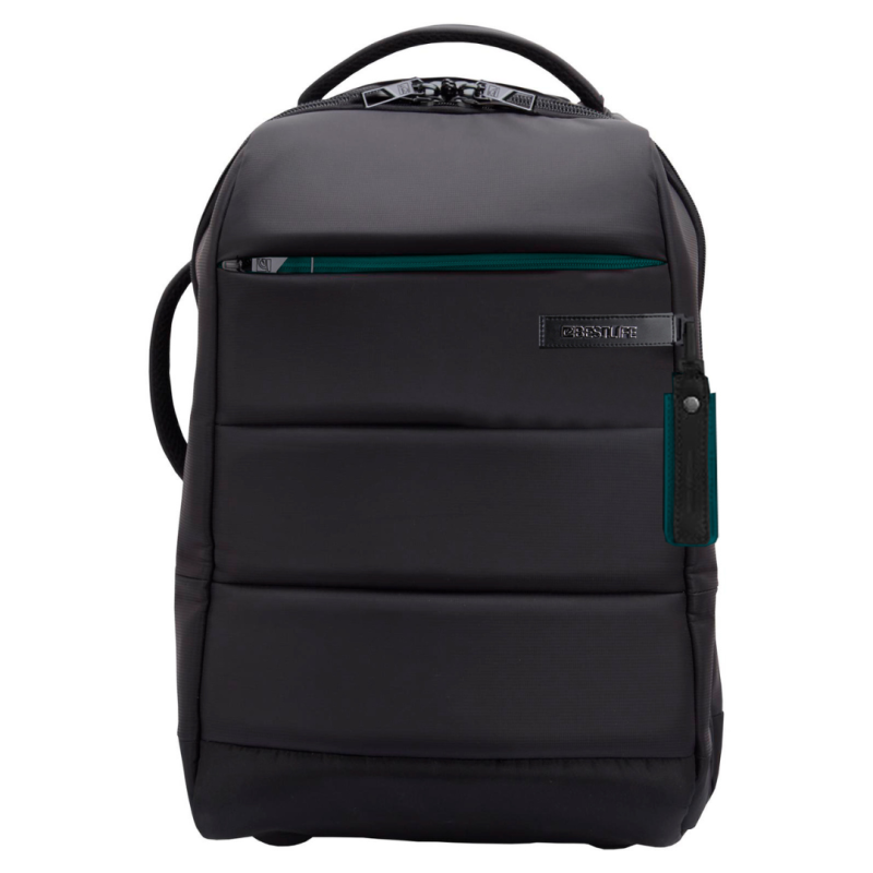 Rucsac troller BESTLIFE Cplus, 43x32x21cm, compartiment tableta si laptop 15.6 inch, begru/gri petro