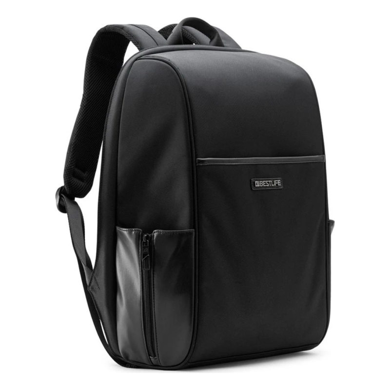 Rucsac BESTLIFE Calpe 2.0, 46x29x17cm, compartiment tableta si laptop 15.6 inch, negru