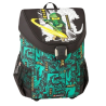 Ghiozdan scoala Easy LEGO Core Line - design NinjaGo, Green