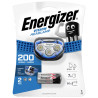 Lanterna de cap Vision cu 6 leduri, 200 lumeni, raza de 50m, 2 moduri + 3 baterii AAA, Energizer