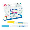 Carioca cu sclipici, 6 culori/cutie, GIOTTO Turbo Glitter Maxi