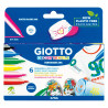 Carioca permanenta pentru textile, 6 culori/cutie, GIOTTO Decor Textile