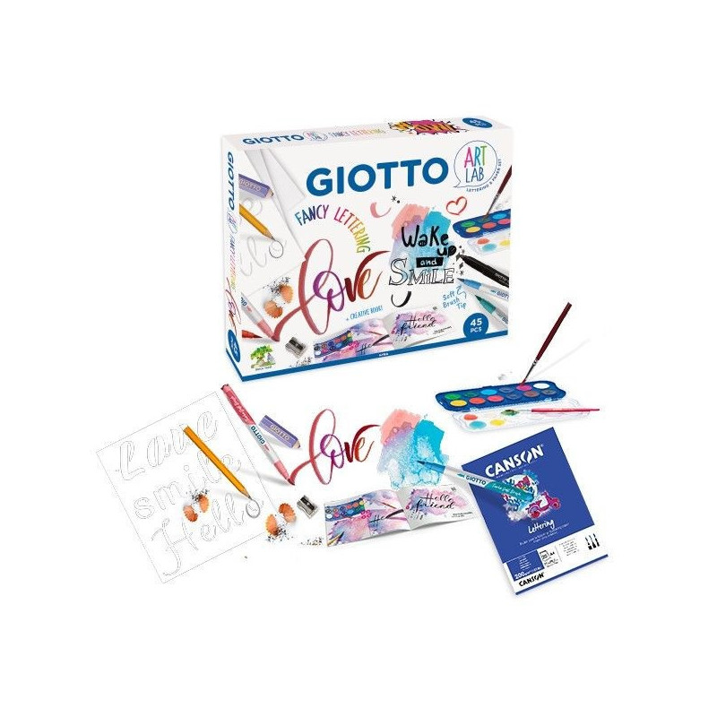 Set caligrafie Fancy Lettering, GIOTTO Art Lab