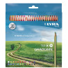 Creioane colorate LYRA Graduate Graphite, 24 culori/cutie