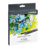 Markere LYRA Aqua Brush Duo, 2 capete (brush + 1mm), 24 culori/cutie