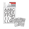 Etichete autoadezive cu litere, A-Z, 2 folii/set, TANEX -24mm regular