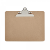 Clipboard simplu A4, landscape, din fibra lemnoasa, MAUL Classic - wood