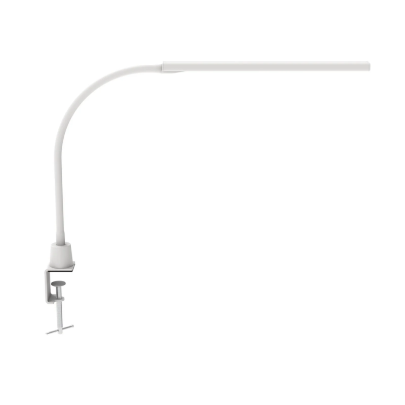 Lampa de birou, cu LED si sistem de prindere, MAUL Pirro - alba