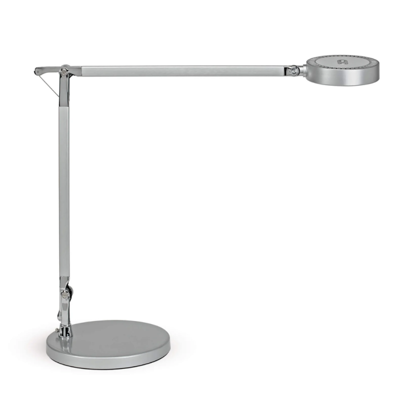 Lampa de birou, cu LED, MAUL Grace Colour Vario - argintie