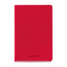 Caiet A5, 192 file - hartie FSC 80 g/mp, coperta soft-touch rosu, AURORA Capri - dictando
