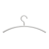 Set 5 umerase din plastic rezistent, MAUL - albe