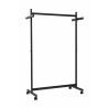 Suport pentru haine mobil, din metal, 115,5 x 172,5 x 50,8 cm, MAUL Samba - negru