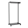 Suport pentru haine mobil, din metal, 166 x 78,5 x 46 cm, MAUL Bolero - negru
