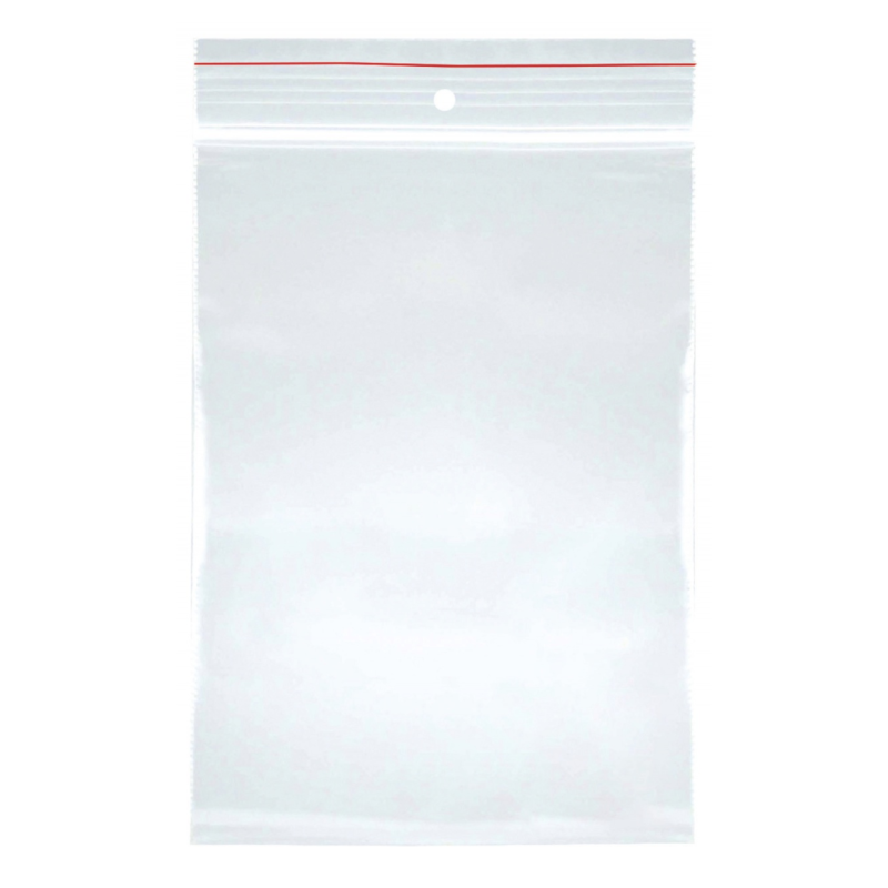 Pungi plastic cu fermoar pentru sigilare, 80 x 120 mm, 40 microni, 100 buc/set, Office Products -tr