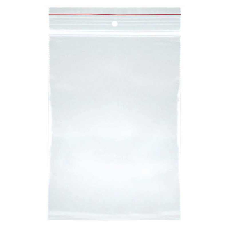 Pungi plastic cu fermoar pentru sigilare, 100 x 200 mm, 40 microni, 100 buc/set, Office Products -tr