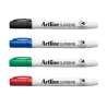 Marker pentru tabla de scris ARTLINE Supreme - Dry safe ink, varf rotund 1.5mm - 4 culori/set