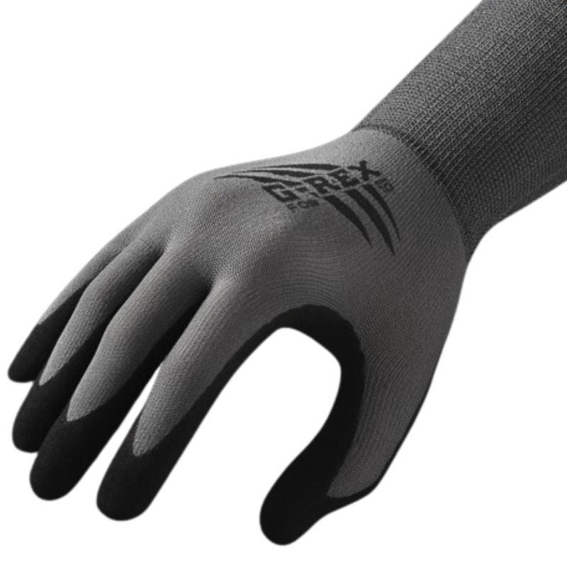 Manusi protectie, din tesatura Safeel/nitril spumat, EN 388 (4121X), EN 420+A1, G-REX- F09 - marimea