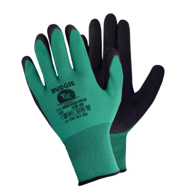 Manusi protectie, din poliester/microspuma, EN 388 (3142X), EN 420+A1,EN 407, TK- Budgie - marimea 6