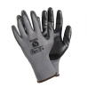 Manusi protectie, din poliester/PU, EN 388 (4121X), EN 420+A1,EN 407, TK- Raven - marimea 6