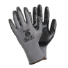 Manusi protectie, din poliester/PU, EN 388 (4121X), EN 420+A1,EN 407, TK- Raven - marimea 7