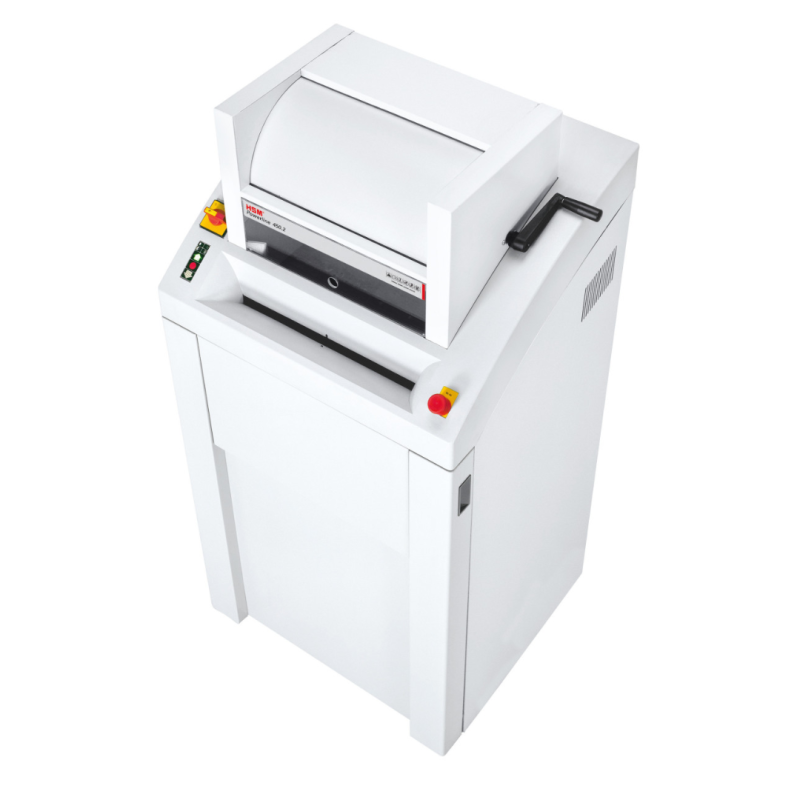 Distrugator documente industrial HSM 450.2, 65-70 coli, cross cut (3.9 x 40mm),securitate 4