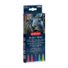 Liner Derwent Professional, 0.5 mm, pentru suprafete multiple, 5 buc/set, culori mate, varianta 3
