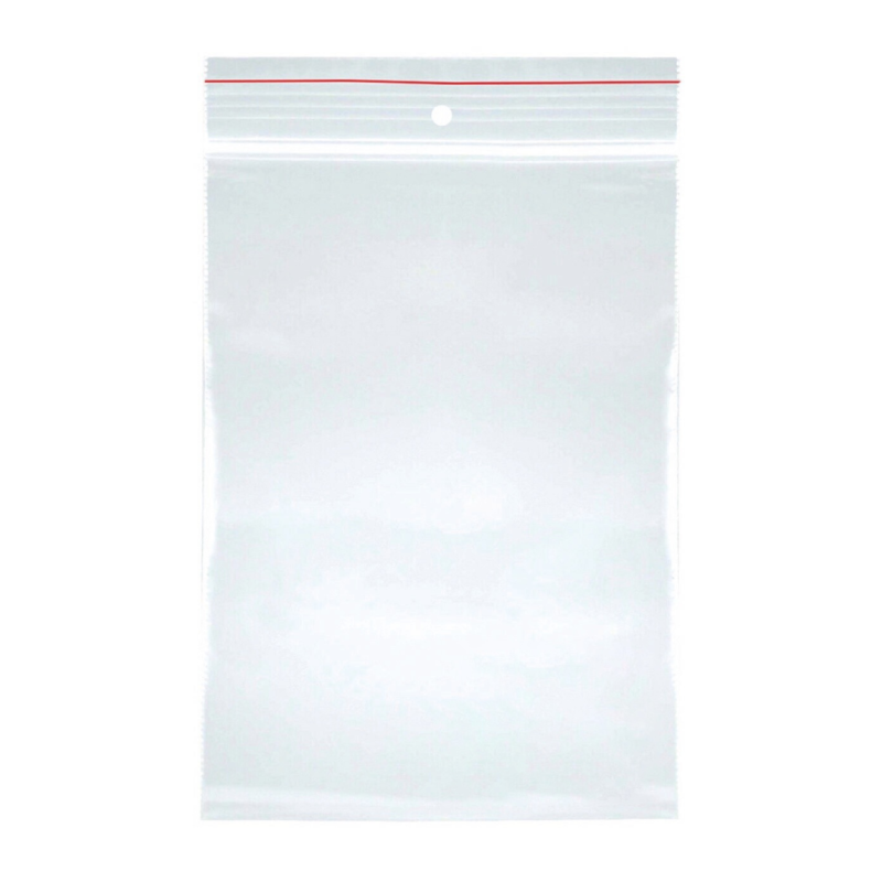 Pungi plastic cu fermoar pentru sigilare, 150 x 300mm, 40 microni, 100 buc/set, Office Products -tra