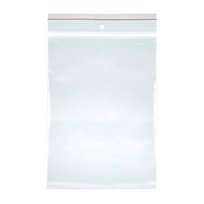 Pungi plastic cu fermoar pentru sigilare, 215 x 330mm, 40 microni, 100 buc/set, Office Products -tra