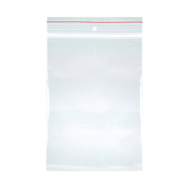 Pungi plastic cu fermoar pentru sigilare, 450 x 500mm, 40 microni, 100 buc/set, Office Products -tra