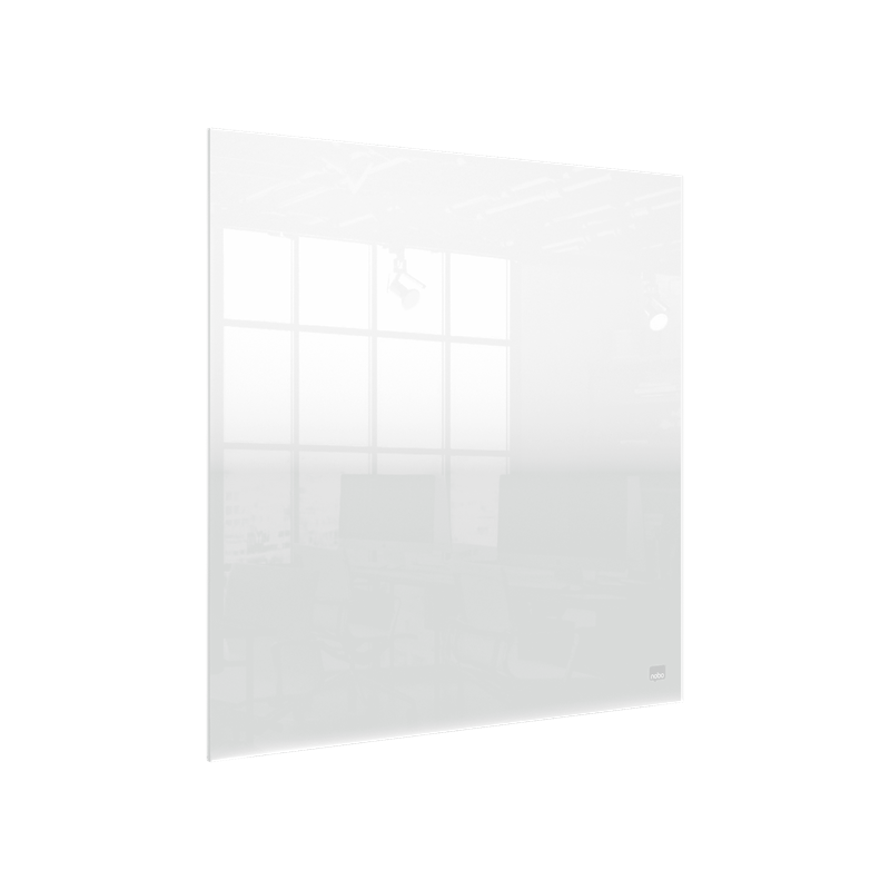 Tabla NOBO, acrylic, pentru birou sau perete, 45x45 cm, marker inclus, transparent