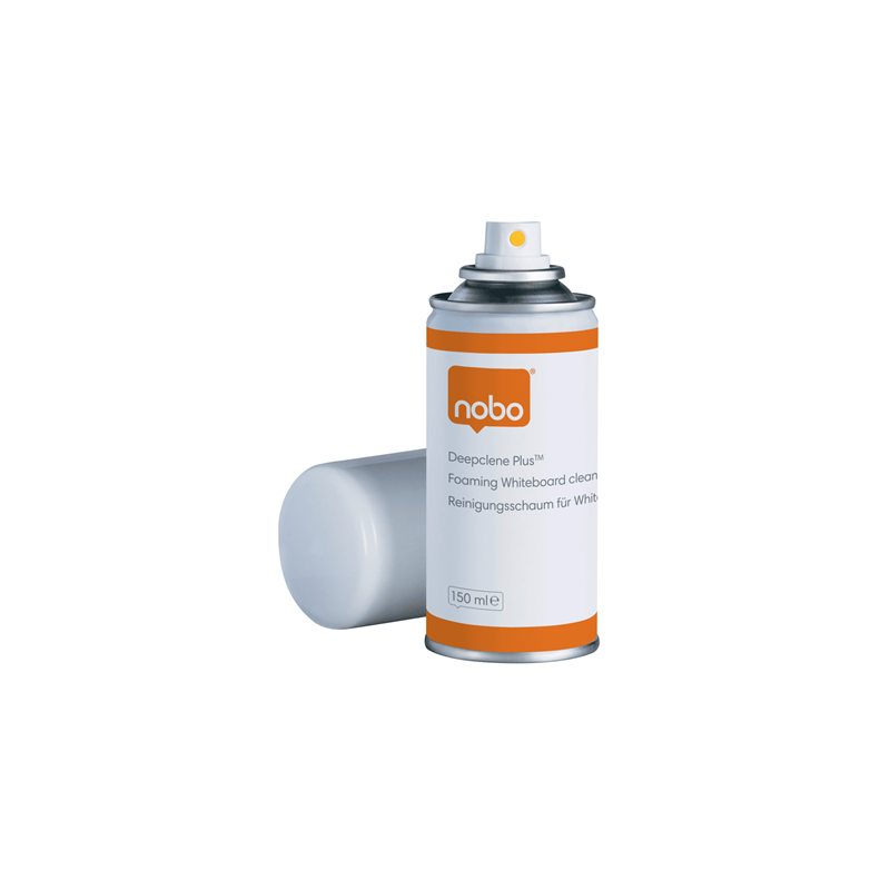 Spray renovator NOBO Deepclene Plus, spuma, pentru curatare table si flipcharturi, uz lunar, 150 ml