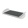 Suport ergonomic LEITZ Ergo, pentru picioare, ajustabil, culori duale, alb-gri