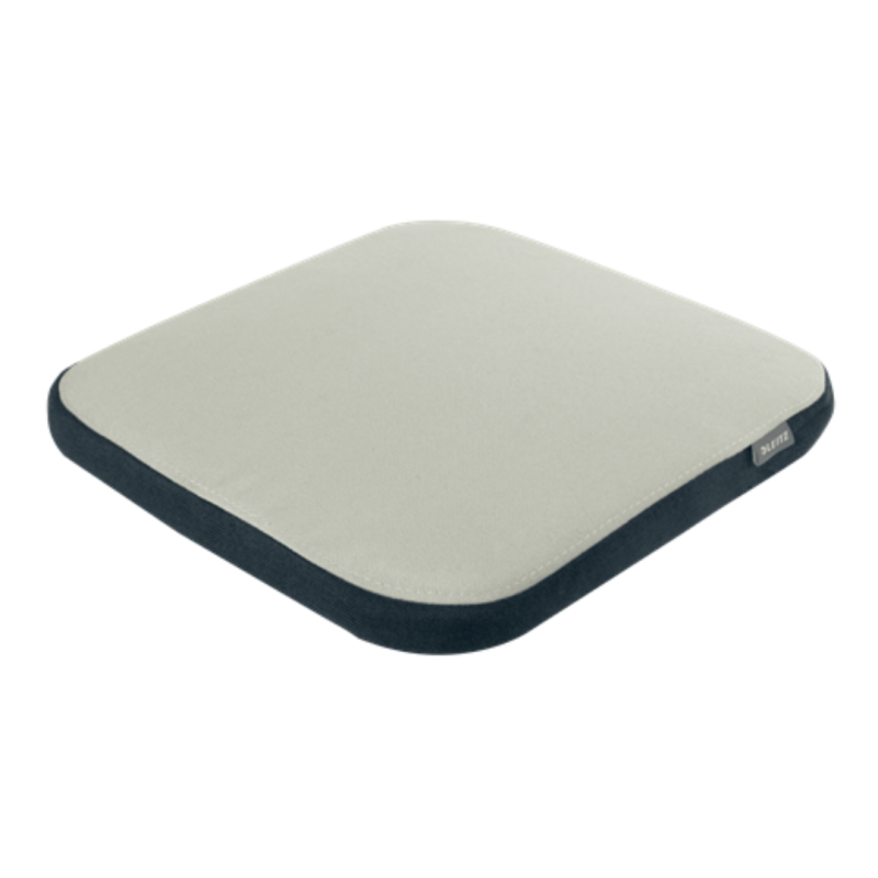 Pernuta ergonomica LEITZ Ergo, pentru scaun, husa lavabila, gri-pastel