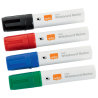 Marker NOBO, pentru table si flipcharturi, varf 5-12 mm, Jumbo, 4 buc/cutie, diverse culori