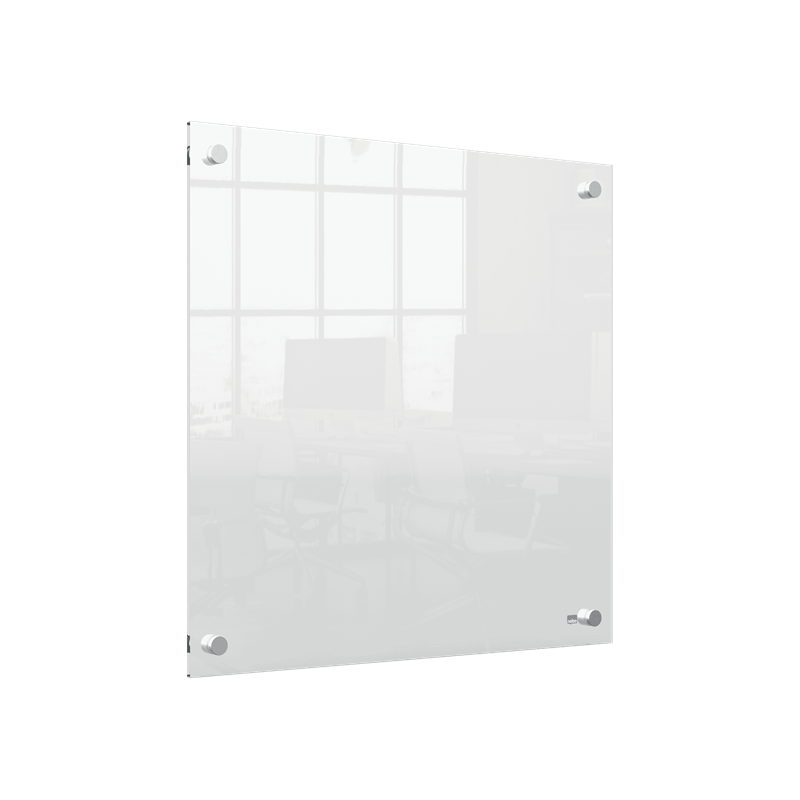 Tabla NOBO, acrylic, 45x45 cm, marker inclus, transparent