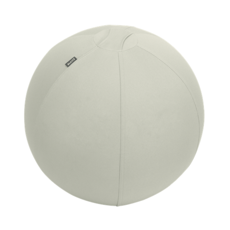 Minge ergonomica LEITZ Ergo, pentru sezut sau fitness, cu functie de oprire, 55 cm, gri-pastel