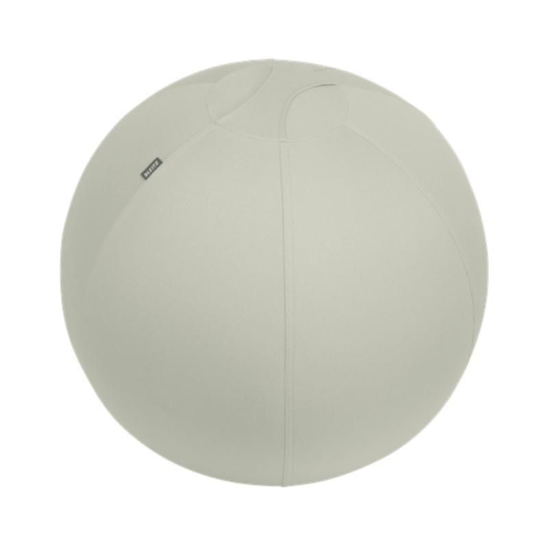 Minge ergonomica LEITZ Ergo, pentru sezut sau fitness, cu functie de oprire, 65 cm, gri-pastel